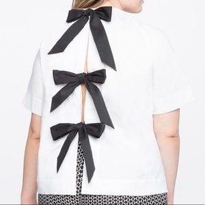 Eloquii bow back top